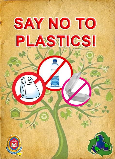 No plastic | Recycle poster, Save environment posters, Plastic pollution