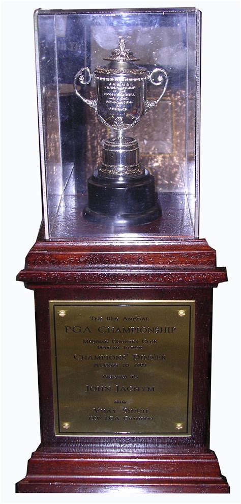 Lot Detail - Replica PGA Championship Trophy from Champions Dinner Hosted by Vijay Singh