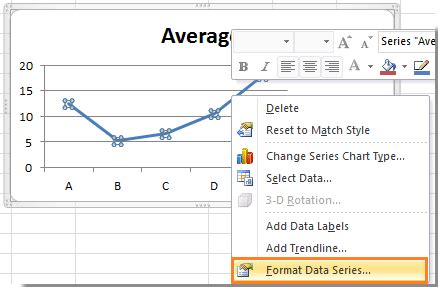 How to smooth the angles of line chart in Excel?