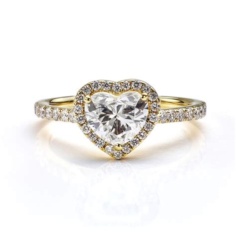 Heart Shaped Halo Engagement Rings - Romanticising the Ring