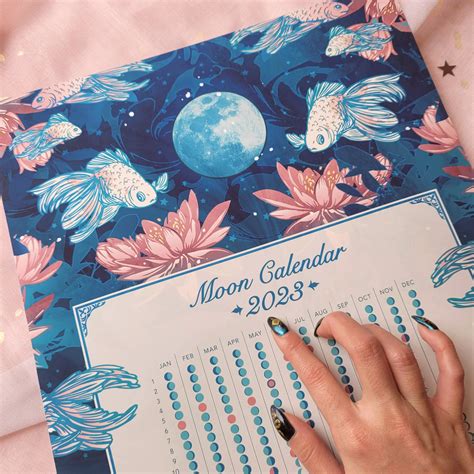 2024 Moon Calendar Print (Matte Finish) — An-Nhien Nguyen