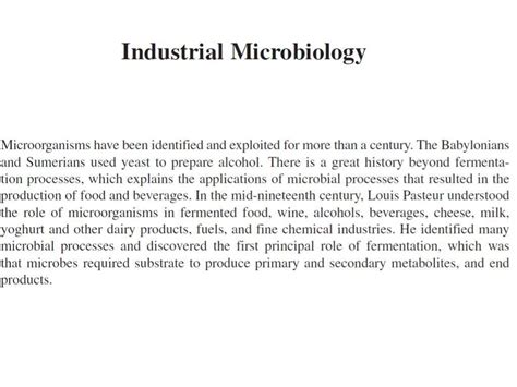 Applications of biochemical engineering lecture