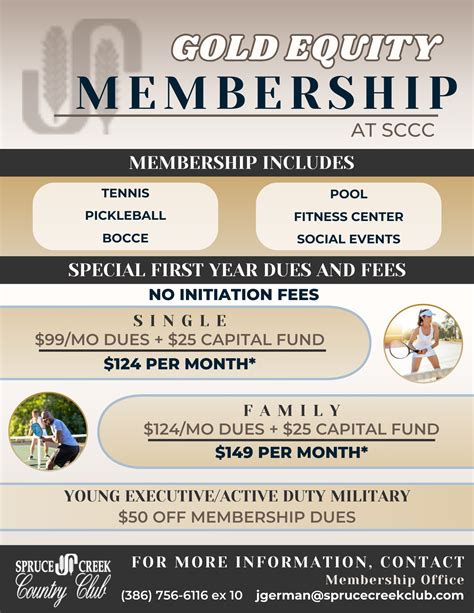 Membership Info - Spruce Creek Country Club