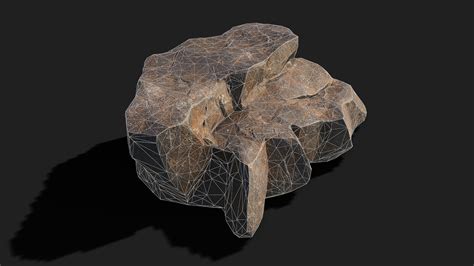 Mountain Rock 01 - 3D Model by ERTAN ZORLU