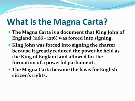 PPT - The Magna Carta PowerPoint Presentation, free download - ID:2598049