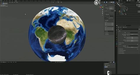 Free simple CONCAVE EARTH Blender with celestial sphere free 3D model ...