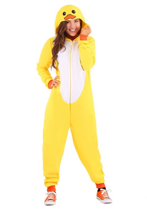 Yellow Adult Duck Onesie