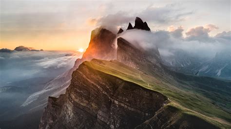 Dolomites Mountain Range 5k Sony Bravia Tv Original OLED, HD Nature, 4k Wallpapers, Images ...