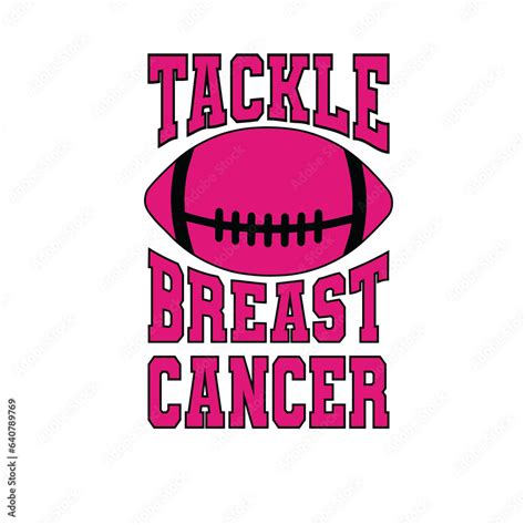 tackle breast cancer, cancer fight svg, football sport cancer svg png ...