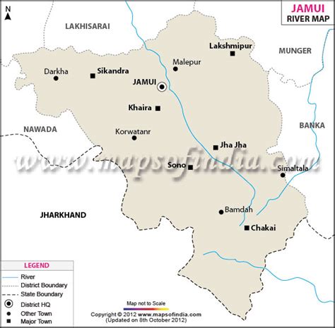 Jamui River Map