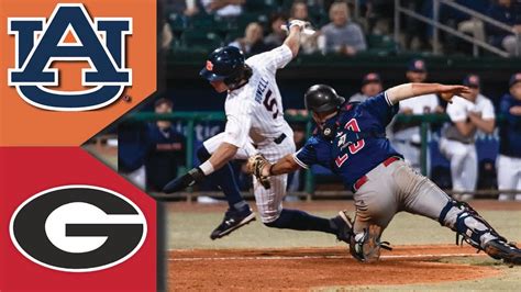 Georgia vs Auburn Baseball Highlights (WILD GAME | ELECTRIC ENDING) College Baseball Highlights ...