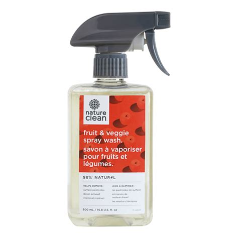 Fruit & Veggie Spray Wash - 500ML – Nature Clean