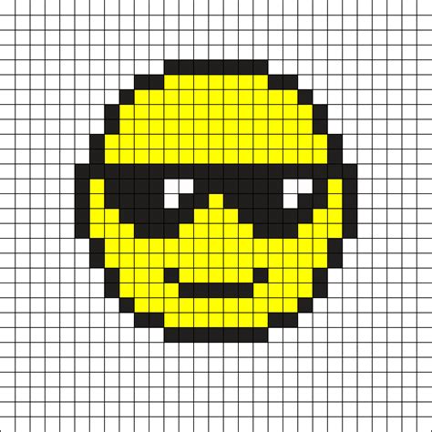 Cool Emoji Perler Bead Pattern | Etamin | Pinterest ... Emoji Patterns ...