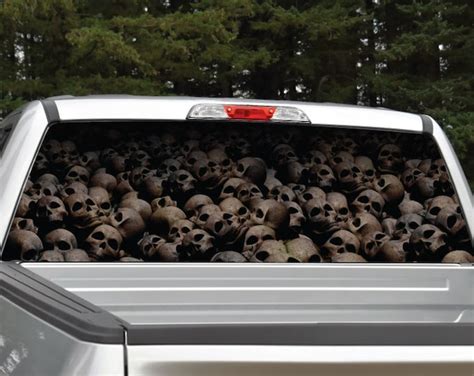 Pile of Skulls Aged Rear Window Graphic Decal for Truck SUV - Etsy