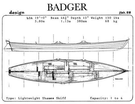 Bibe: Popular Thames rowing boat plans