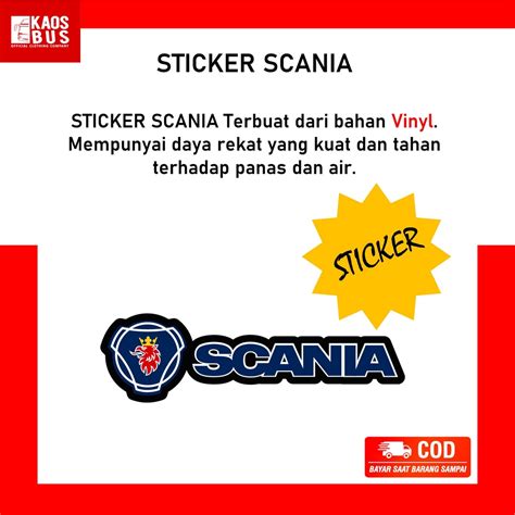 Jual Stiker Sticker Bus Mania Bismania Scania 12cm | Shopee Indonesia