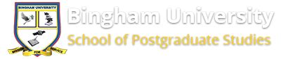 Bingham University School of Postgraduate Studies