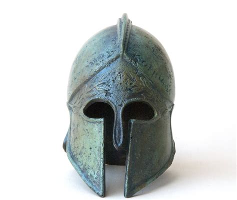 Ancient Greek Corinthian Metal Bronze Helmet