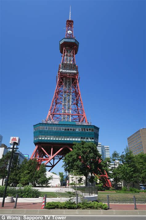 Sapporo TV Tower (structural expressionist) by Tachu Naito, Hokkaido ...