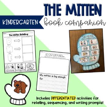 KINDERGARTEN The Mitten Jan Brett Book Companion January Winter Sequencing