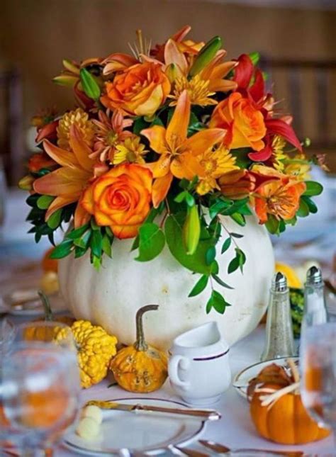 60 Amazing Pumpkin Centerpieces And Glorious Fall Decorating Ideas - family holiday.net/guide to ...