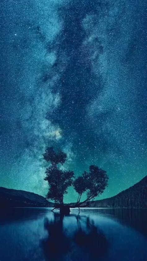 🌀Beautiful night sky🌀 #live #wallpaper | Beautiful night sky, Night scenery, Night sky photography