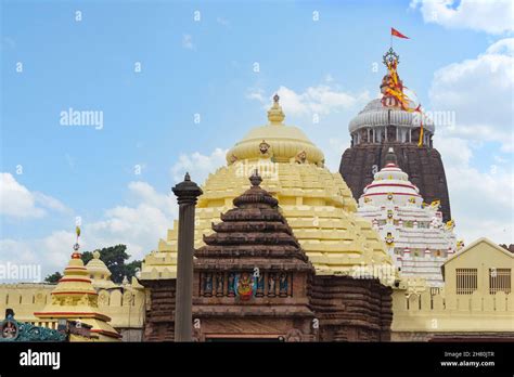 Main temple dome of Jagannath Temple, a famous Hindu temple dedicated to Jagannath or Lord ...