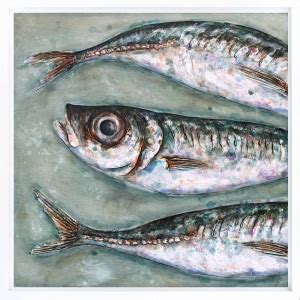 Three Large Mackerel Scad | Giles Ward