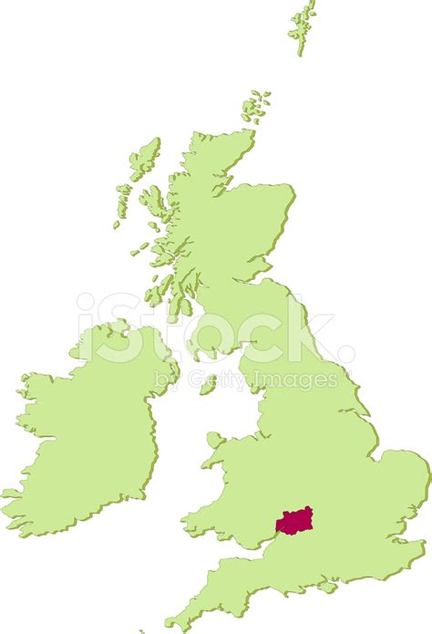 Uk Gloucestershire Map Stock Photo | Royalty-Free | FreeImages