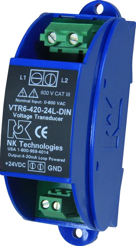 NK VTR4-420-24L-DIN - AC Voltage Transducer, VTR Series; 480 V | TEquipment