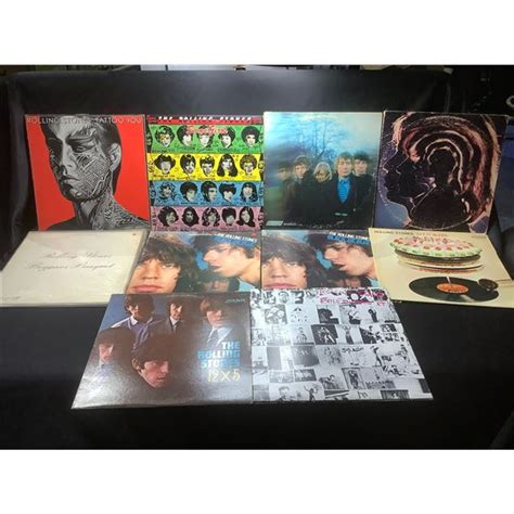 ASSORTED THE ROLLING STONES VINYL RECORDS