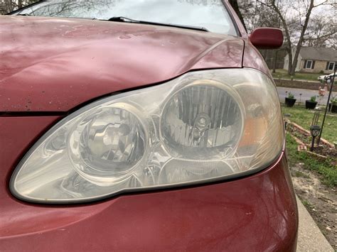 Before and After Headlights Restoration : AutoDetailing