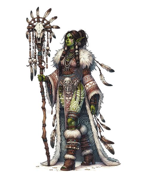 Shaman Orc Female Witch Adoptable Character 8$ by Dissunder on DeviantArt