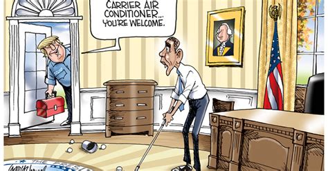 Cartoonist Gary Varvel: Trump's Carrier deal