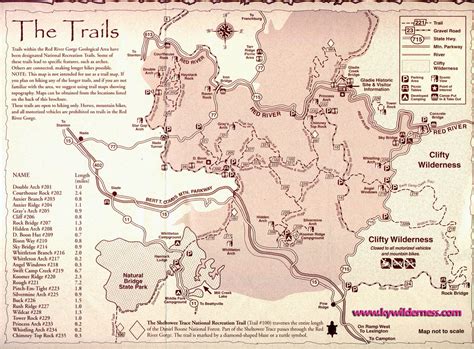 Red River Gorge Backpacking Map - How To Draw A Map