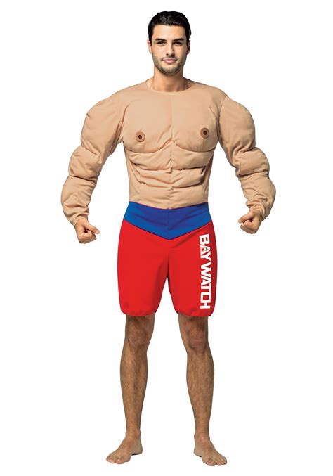 Disfraz De Baywatch Musculoso Para Hombre | lacienciadelcafe.com.ar