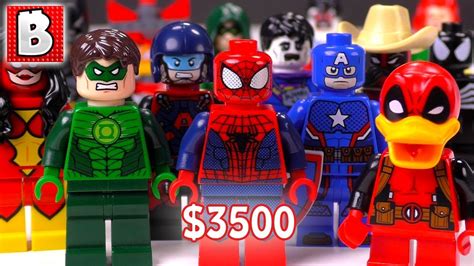 MOST EXPENSIVE LEGO Minifigure Collection EVER!!! | Comic-Con ...