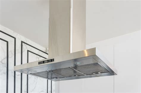 Professional kitchen exhaust hood installation