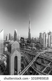 Futuristic Dubai City Center United Arab Stock Photo 1018985818 ...