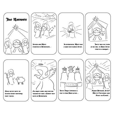 Printable Story Of Christ Birth