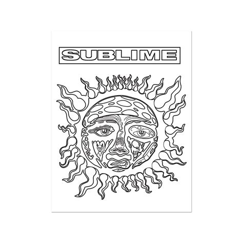 Sublime Sun Outline