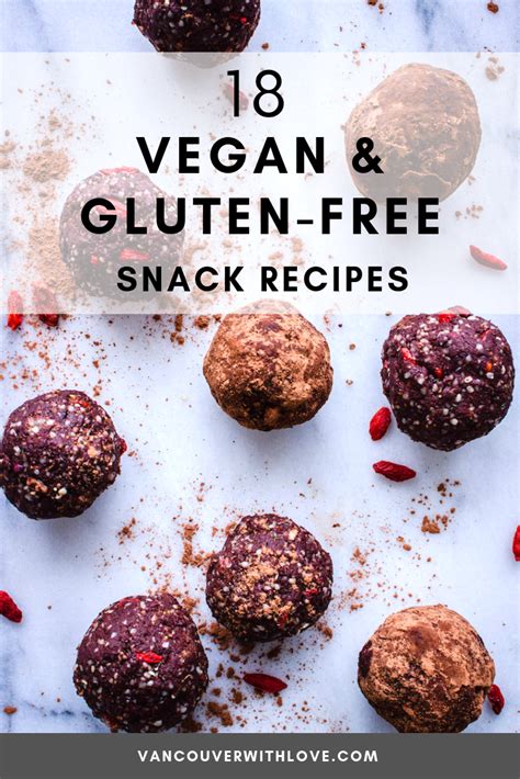 Vegan Snacks (savoury & sweet) - Vancouver with Love | Healthy vegan snacks, Vegan gluten free ...