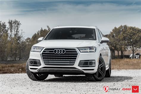 Imposing White Audi Q7 Quattro Has Its Face Revised with Chrome Billet Grille | Audi q7, White ...