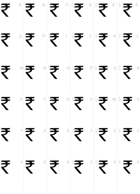 Indian Rupee Font Font, Download Indian Rupee Font .ttf truetype or ...