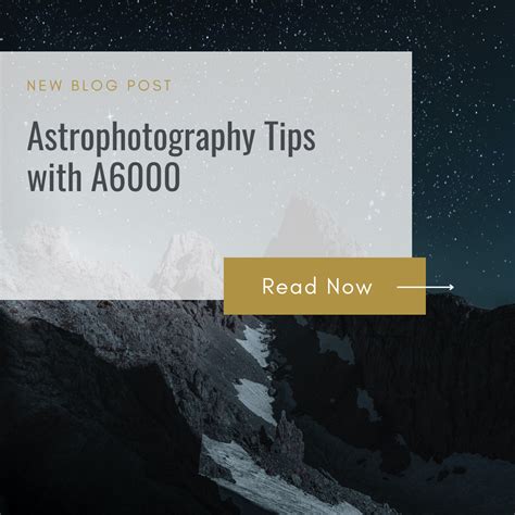 Astrophotography Tips with a Sony A6000 Series Camera – Camera, Gear ...