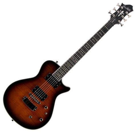 Hagstrom Ultra Swede Electric Guitar, Golden Eagle Burst at Gear4music.com