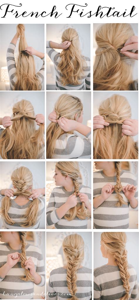 French Fishtail - Hair Tutorial - Bungalows & Olives