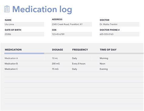 Free Printable Medication Tracker - PRINTABLE TEMPLATES