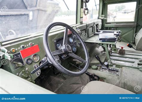 Military vehicle interior stock photo. Image of american - 40757174