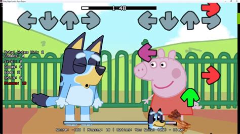 Bluey VS Peppa Pig High Effort - FNF Mods